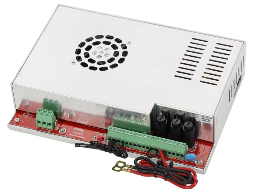 Moduł zasilacza do systemów przeciwpożarowych EN54M‑10A40‑65 27,6V/10A/2×40‑65Ah - obrazek 1