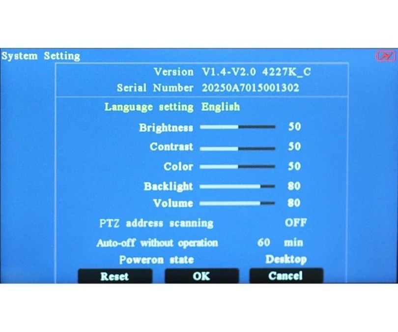 MONITOR AHD, HD‑CVI, HD‑TVI, PAL MS‑ACT50‑4K‑V2 5 DELTA TESTER - obrazek 3