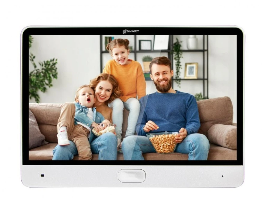Monitor wideodomofonu 8cali kolorowy @SMART biały, ekran dotykowy - obrazek 1