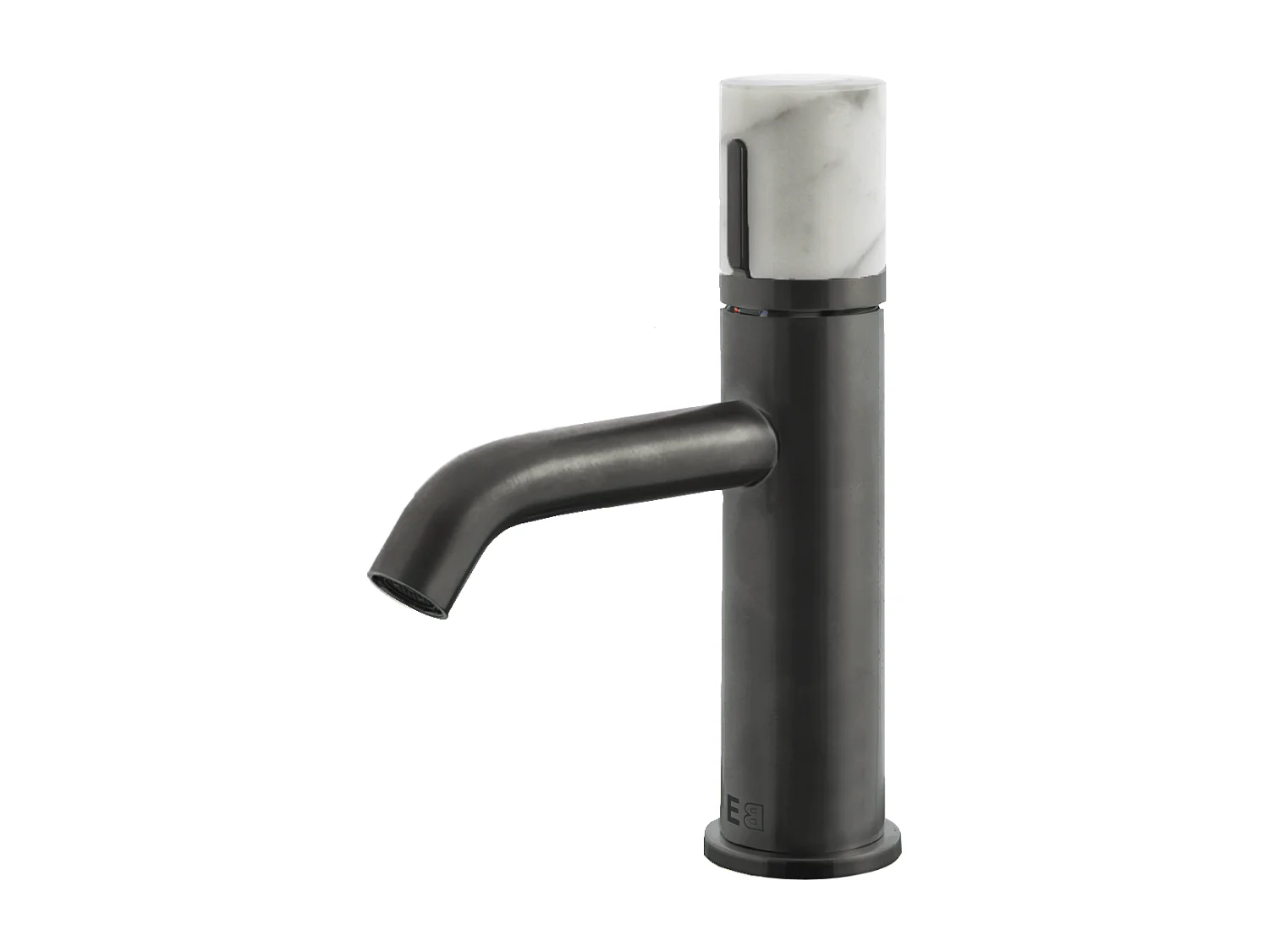 Manopola bateria umywalkowa metalicznej szarości i marmuru – Essebagno 1385323