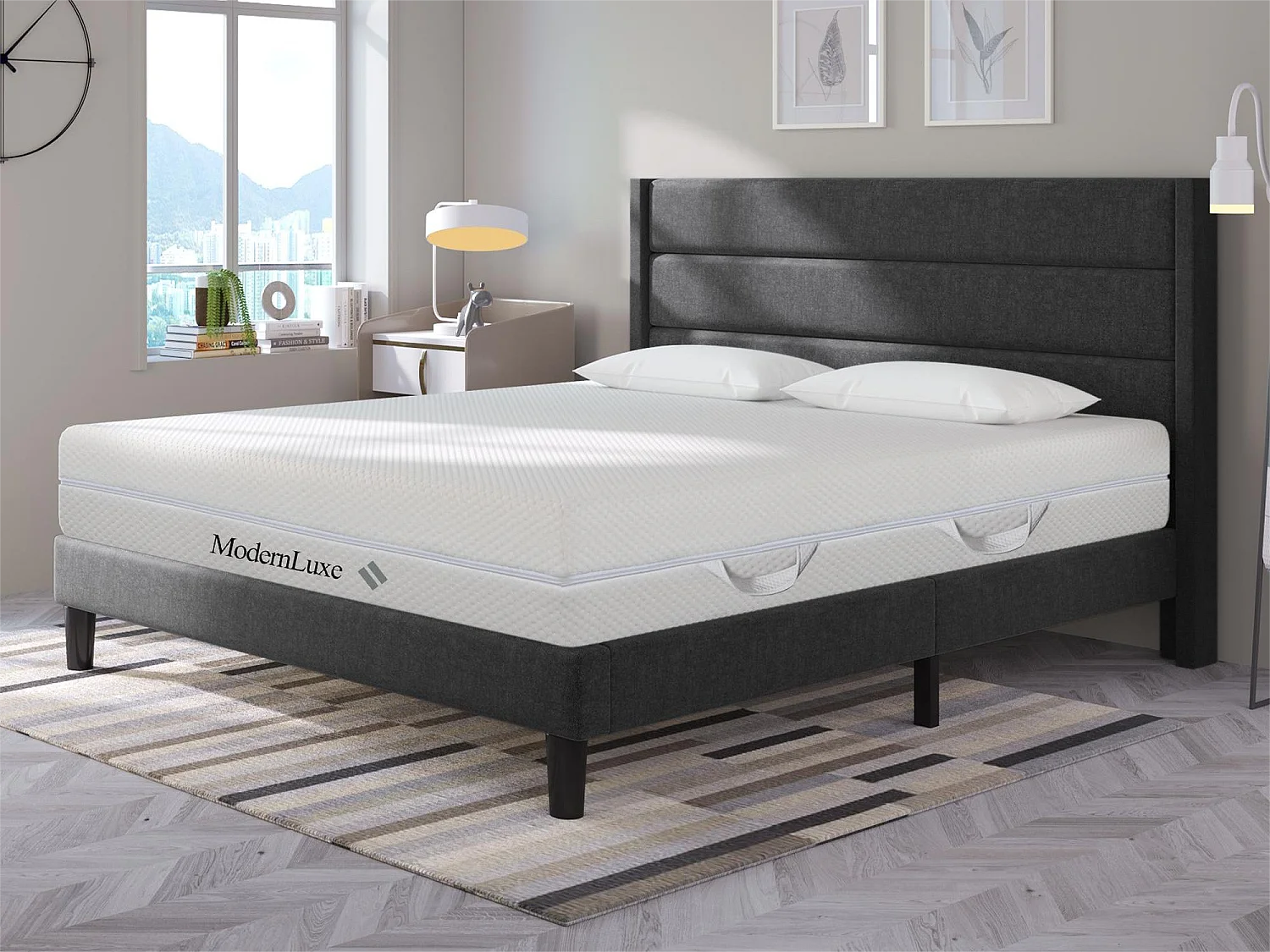 Materac 160 x 200 cm, 7 stref komfortu, pianka o grubości 20 cm – Merax 1891477