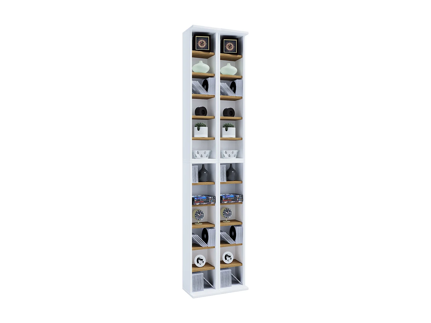 Drewno CD DVD Stand Shelf Cabinet Almera 1967117 - obrazek 1