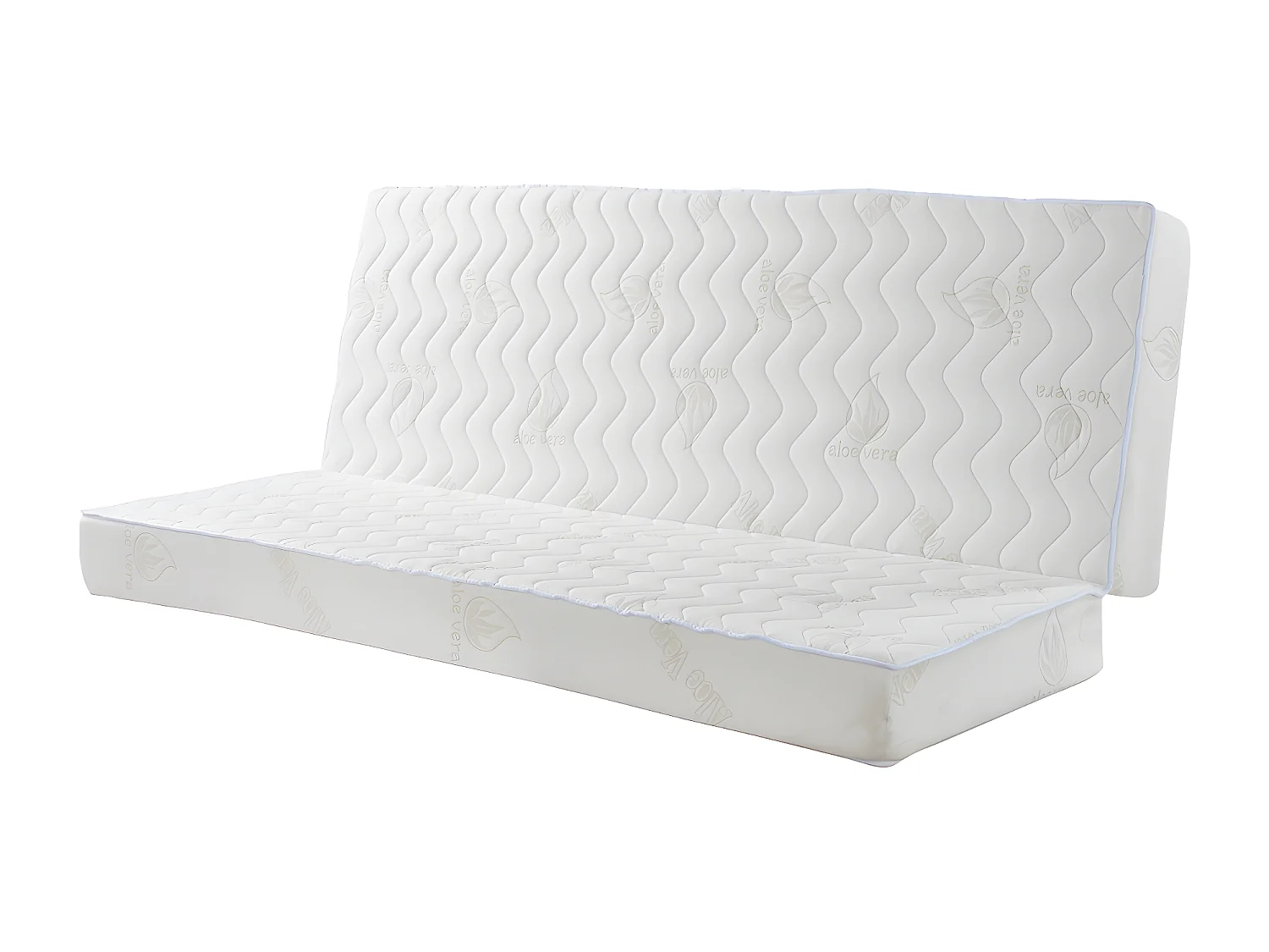 Materac do rozkładanej kanapy aloesowy ALOHA marki NATUREA gł. 16 cm - 130 × 190 cm 91809 - obrazek 1