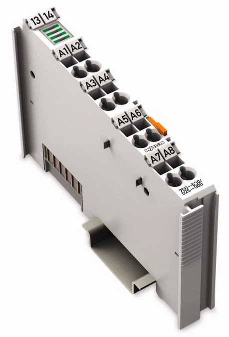 Moduł wyjść dwustanowych 8‑kanałowy 24V DC EX/T 0,5 A sterowanie plusem odporny na zwarcia 750‑530/025‑000