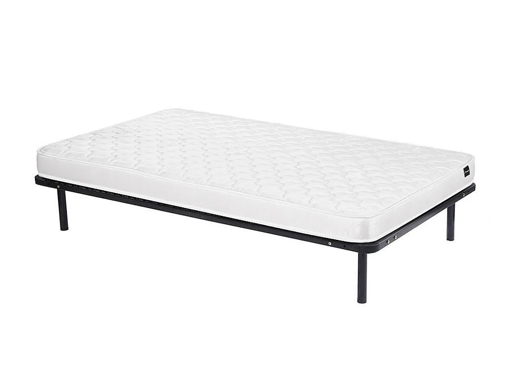 Zestaw rama listewkowa + materac piankowy DANAE YSMÉE – 15 cm grubości – 90 x 200 cm 2455345