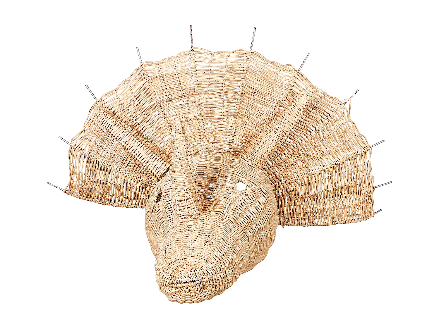Dekoracja ścienna Dinozaur BIOKO Rattan 44 cm Naturalny 2164015 - obrazek 1