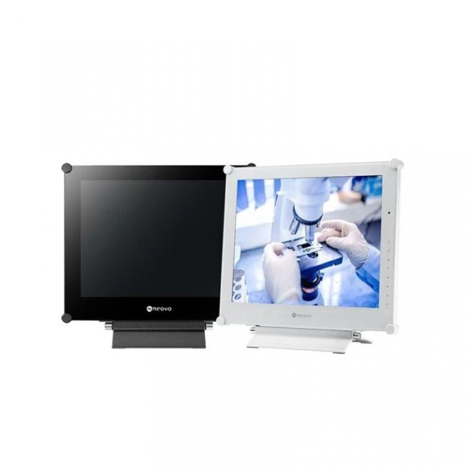 Monitor LED 15” w metalowej obudowie, z hartowanym szkłem optycznym, do pracy 24/7 CCTV, przód IP22 X‑15E - obrazek 1