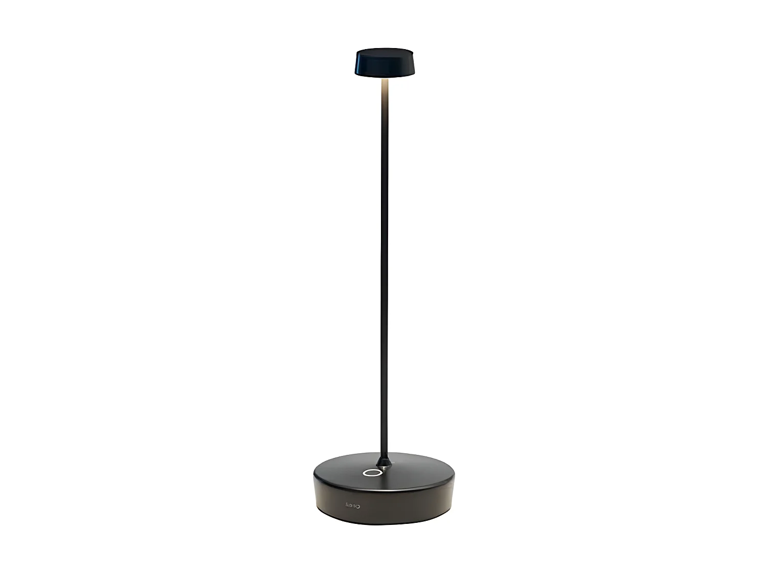 Czarna lampa stołowa LED Swap Pro z możliwością ładowania i przyciemniania 3037785