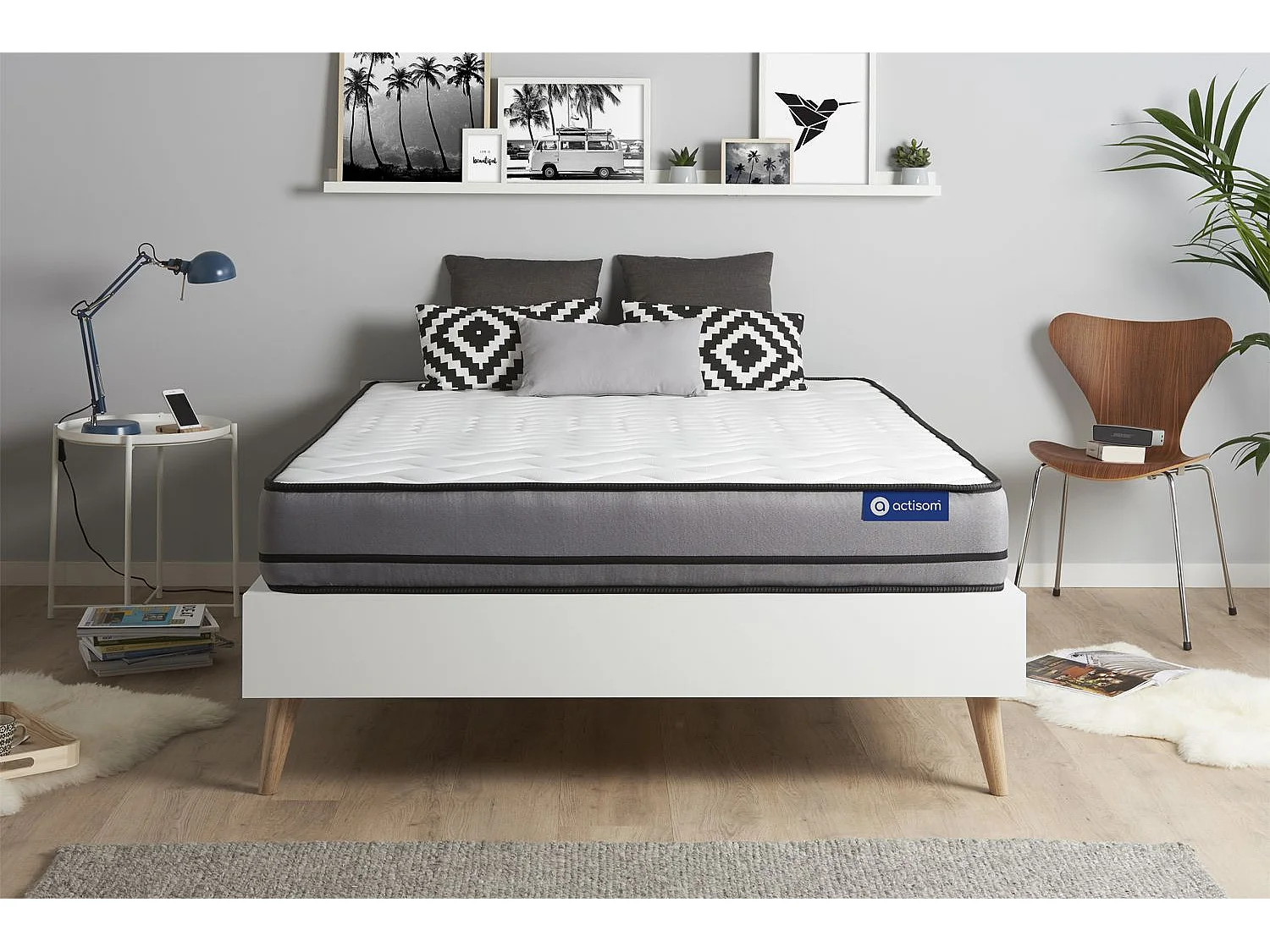 Materac Actimemo night 160x195cm, Grubosc : 20 cm, Pianka z pamiecia ksztaltu, Bardzo wysoki, 3 strefy komfortu 3499567 - obrazek 1