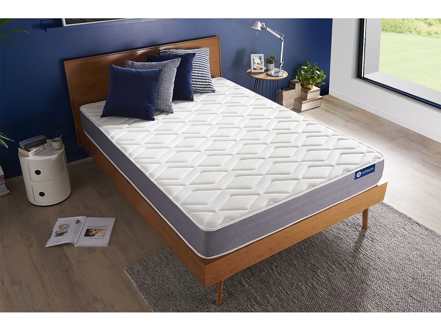 Materac Actiflex dream 160x190cm, Grubosc : 22 cm, sprezyny kieszeniowe i pianka z pamiecia ksztaltu, Umiarkowanie twardy, 5 stref komfortu 3500200 - obrazek 1
