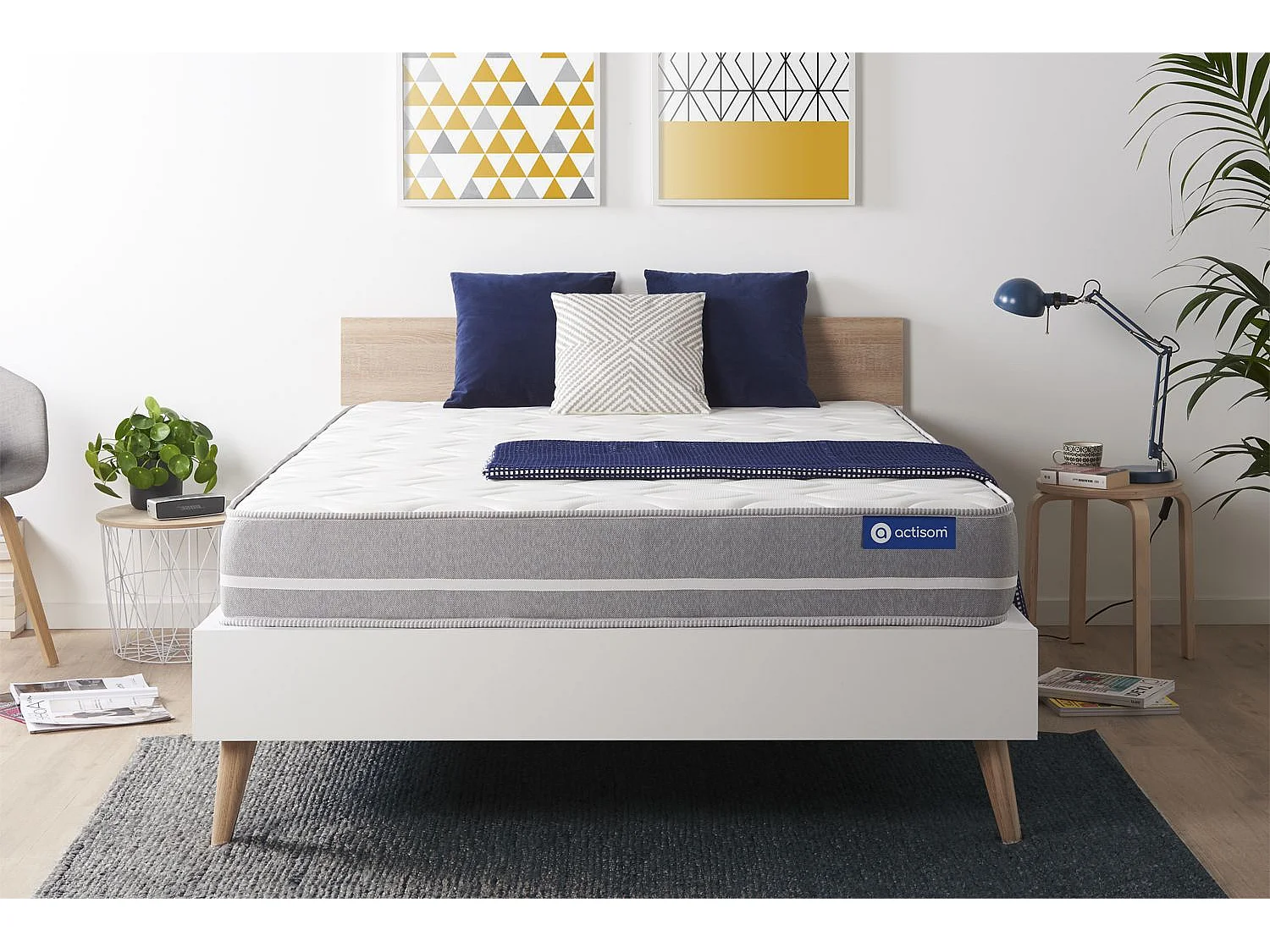 Materac Actilatex touch 180x190cm, Grubosc : 20 cm, Lateks i pianka z pamiecia ksztaltu, Zrównowazony, 3 strefy komfortu 3501128 - obrazek 1