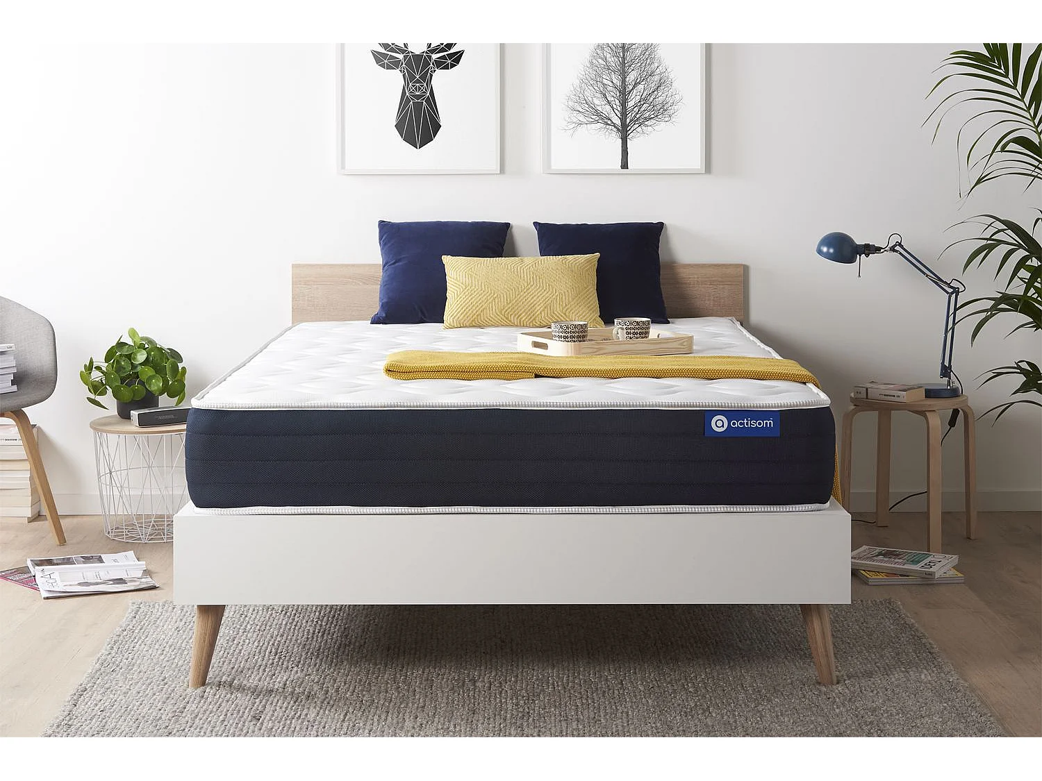 Materac Actilatex sleep 140x210cm, Grubosc : 22 cm, Lateks i pianka z pamiecia ksztaltu, Zrównowazony, 5 stref komfortu 3501198 - obrazek 1