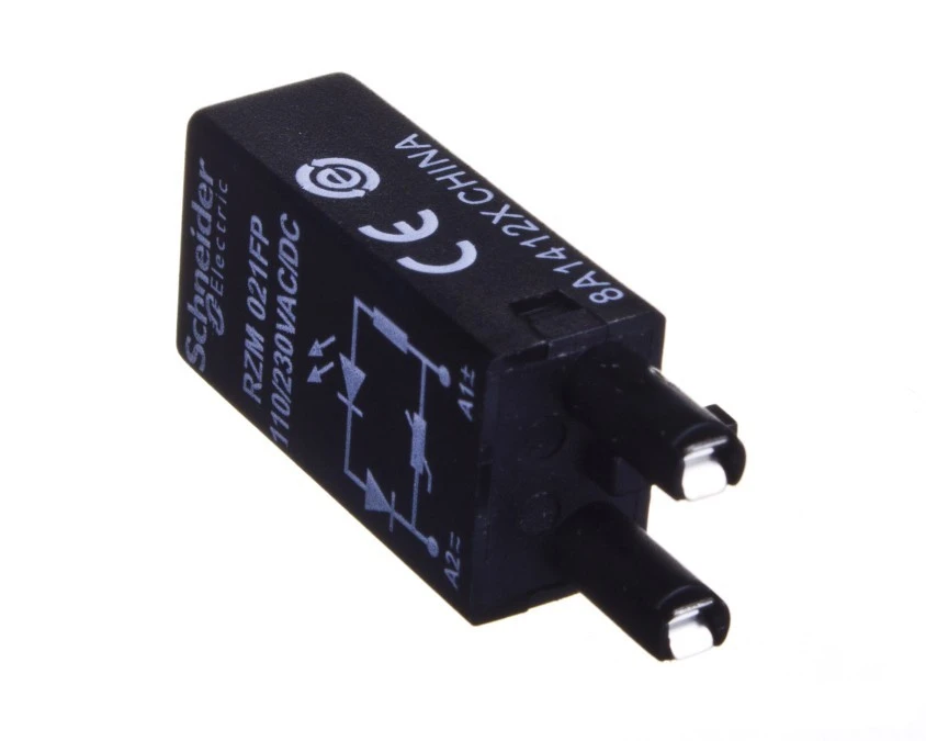 Moduł zabezpieczający warystor + LED 110‑230V AC/DC RZM021FP - obrazek 2
