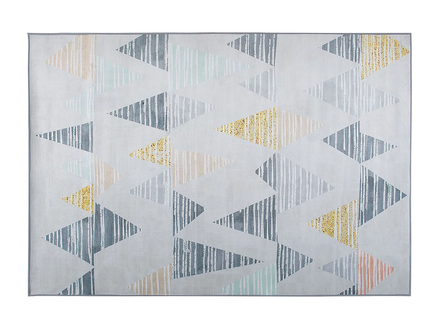 Dywan 160 x 230 cm szaro-żółty YAYLA 177995 - obrazek 1