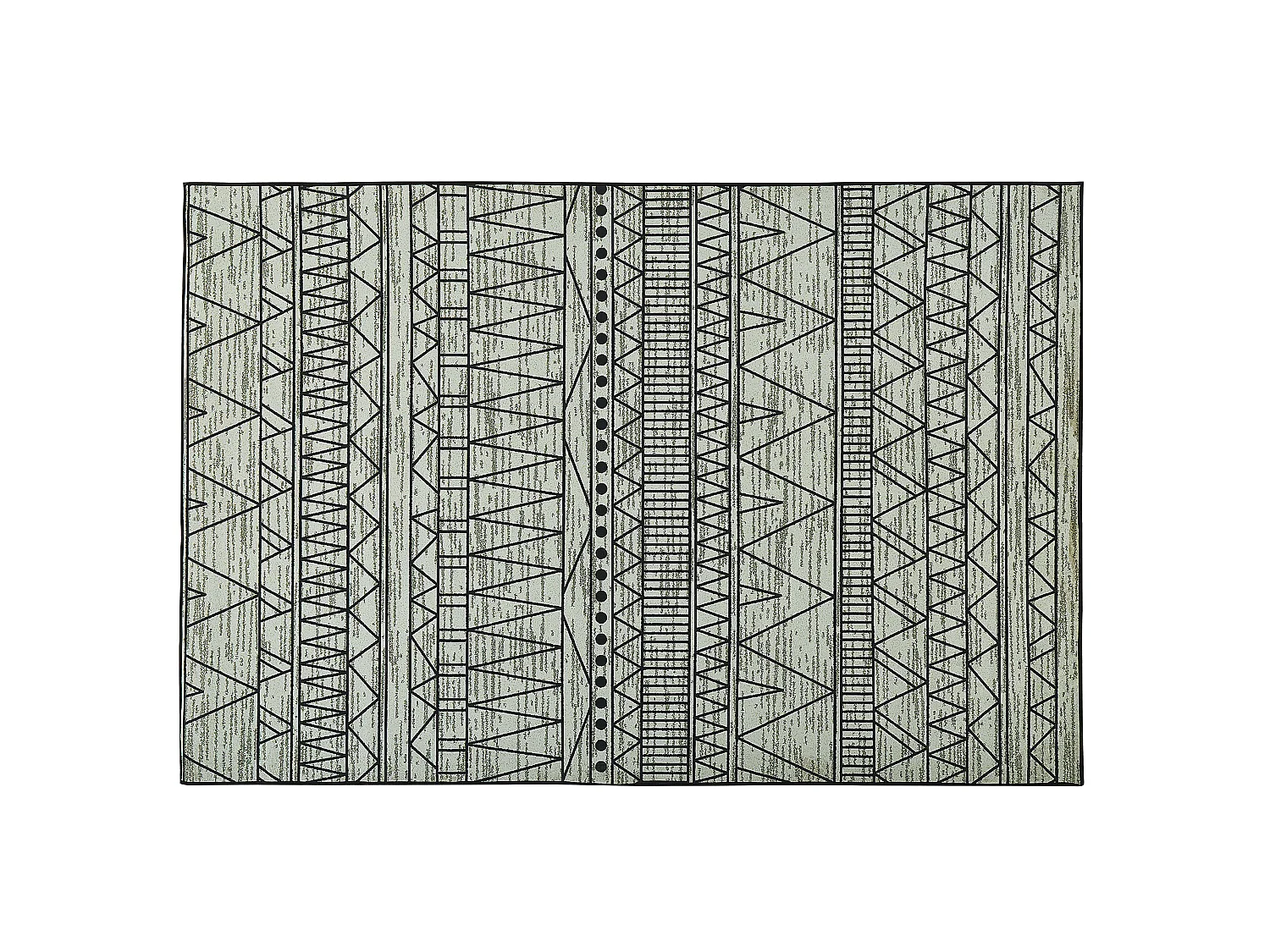 Dywan 160 x 230 cm czarno-szary KEBAN 178495 - obrazek 1