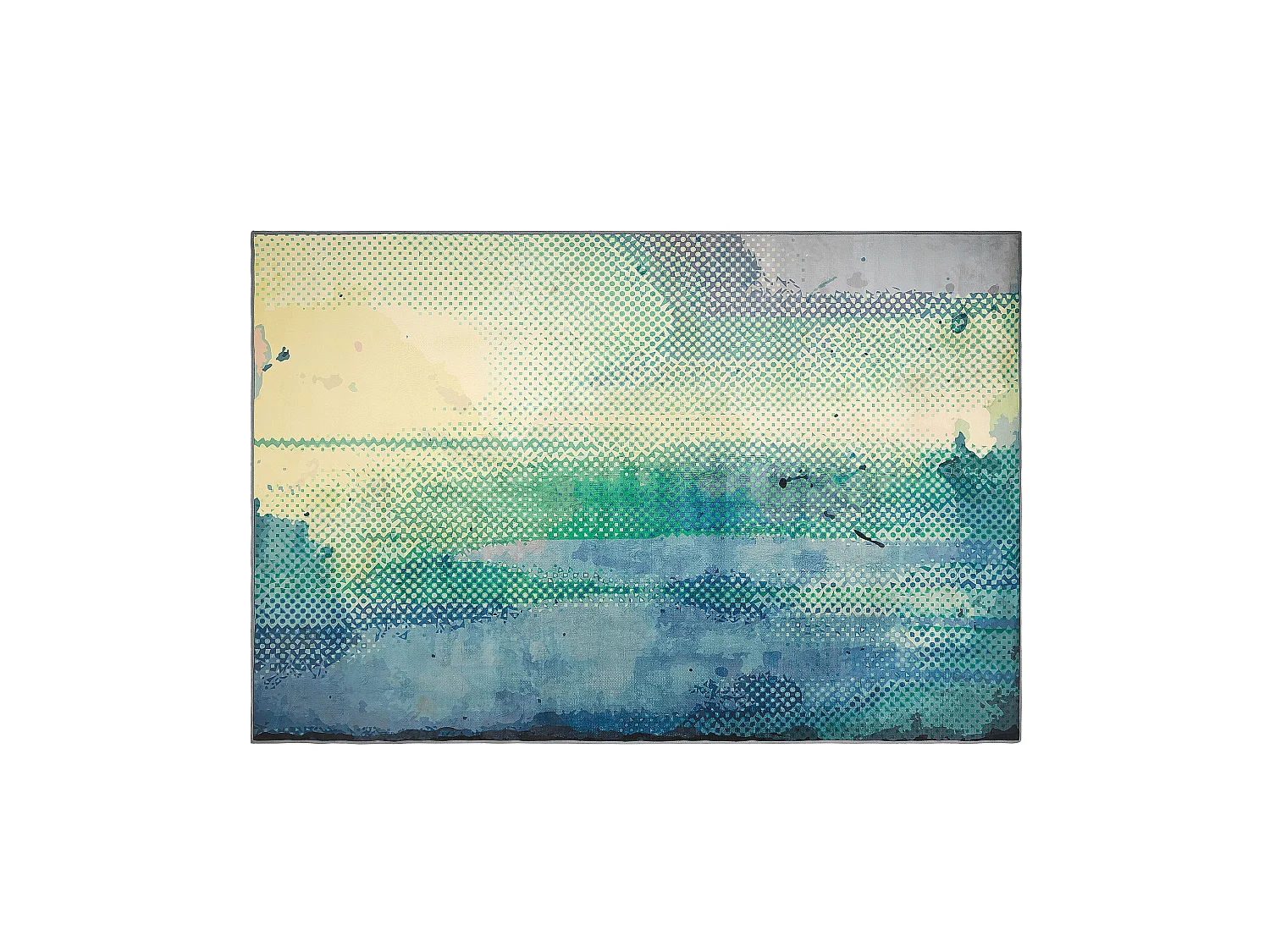 Dywan 140 x 200 cm niebiesko-zielony SUSUZ 179271 - obrazek 1