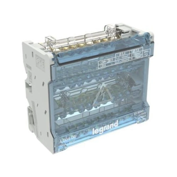 Modułowy blok rozdzielczy 4P 1,5‑16mm2 6M 100A 10 zacisków 400406