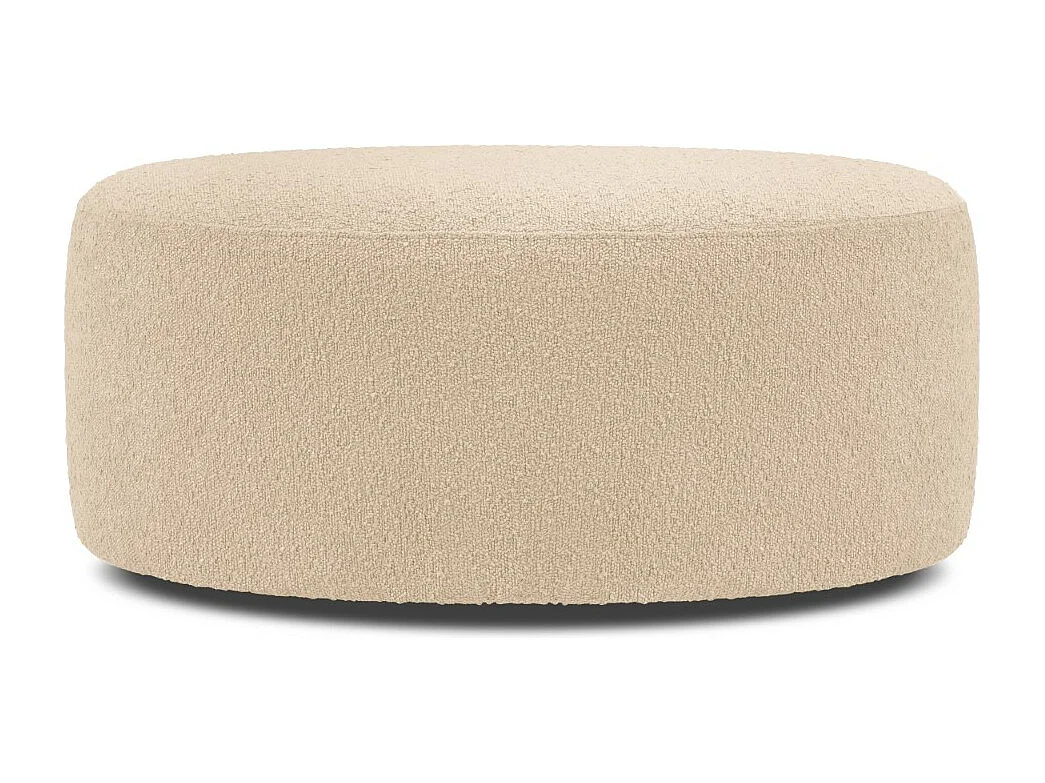 CXL by Christian Lacroix - Puf obrotowy, "Adam" boucle, beż - 80x80x36cm 3740273 - obrazek 1