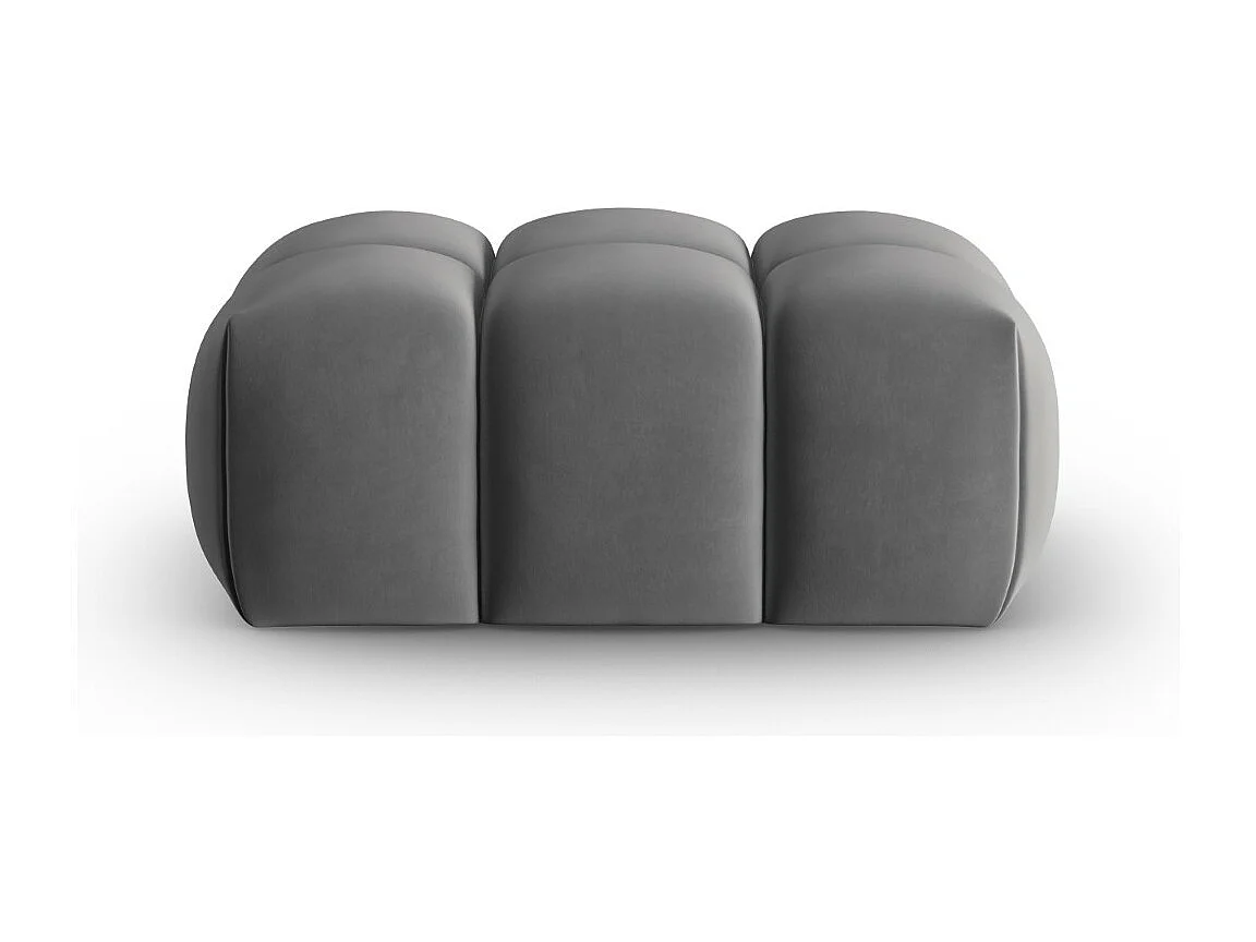 CXL by Christian Lacroix - Puf, "Lorella" welur, cement - 85x60x40cm 3740289 - obrazek 1