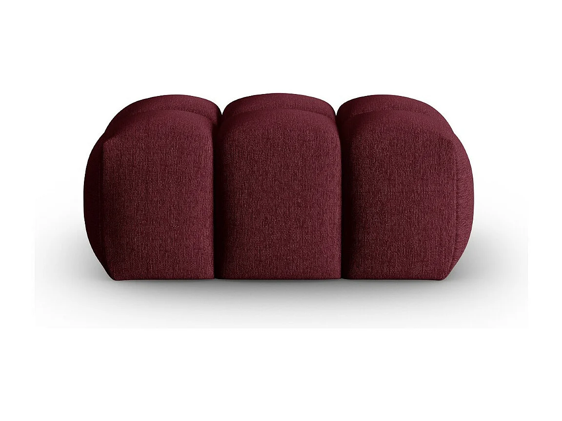 CXL by Christian Lacroix - Puf, "Lorella" tkanina strukturalna, bordo - 85x60x40cm 3740295 - obrazek 1