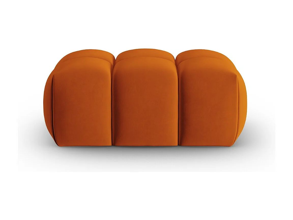 CXL by Christian Lacroix - Puf, "Lorella" welur, terakota - 85x60x40cm 3740297 - obrazek 1