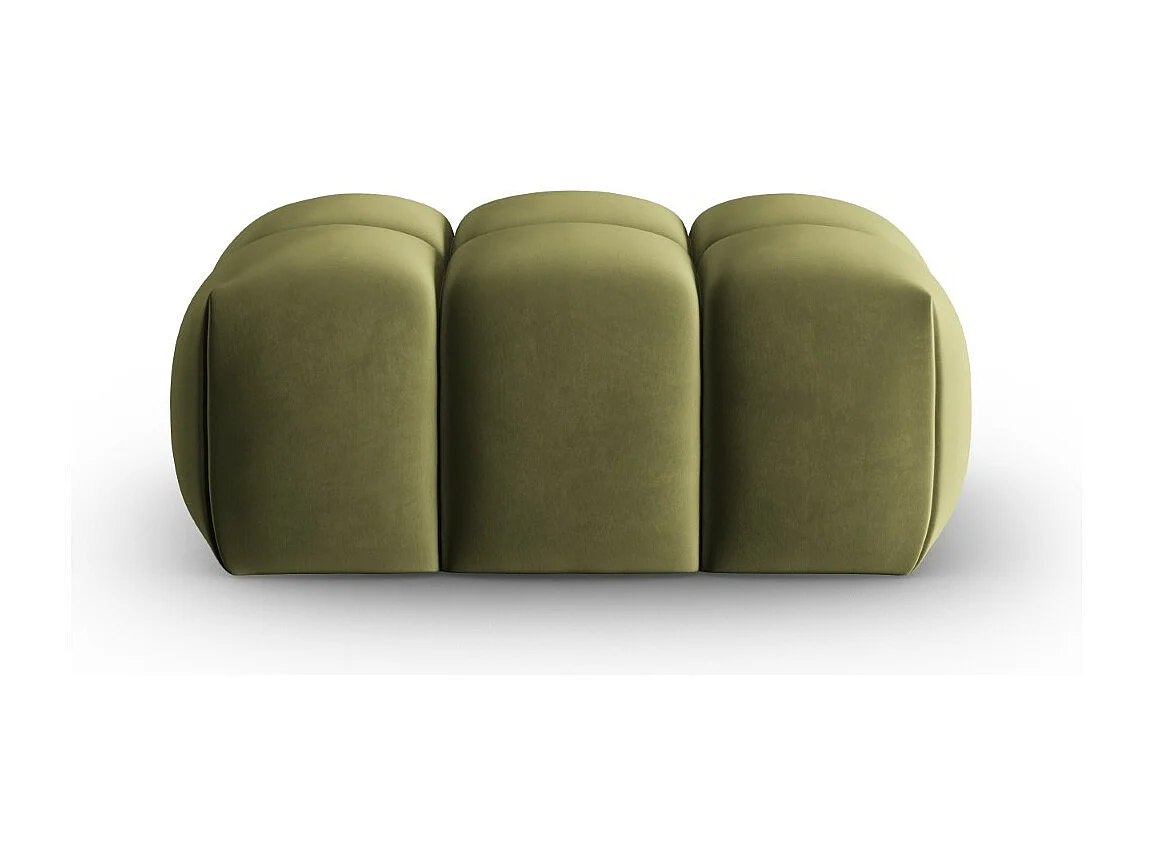 CXL by Christian Lacroix - Puf, "Lorella" welur, zielony jasny - 85x60x40cm 3740300 - obrazek 1