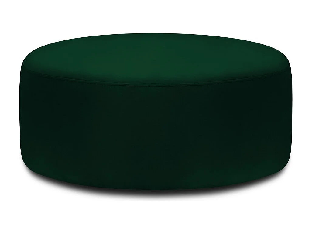 CXL by Christian Lacroix – Puf obrotowy, „Adam” welur, zielony butelkowy – 80x80x36cm 3740302