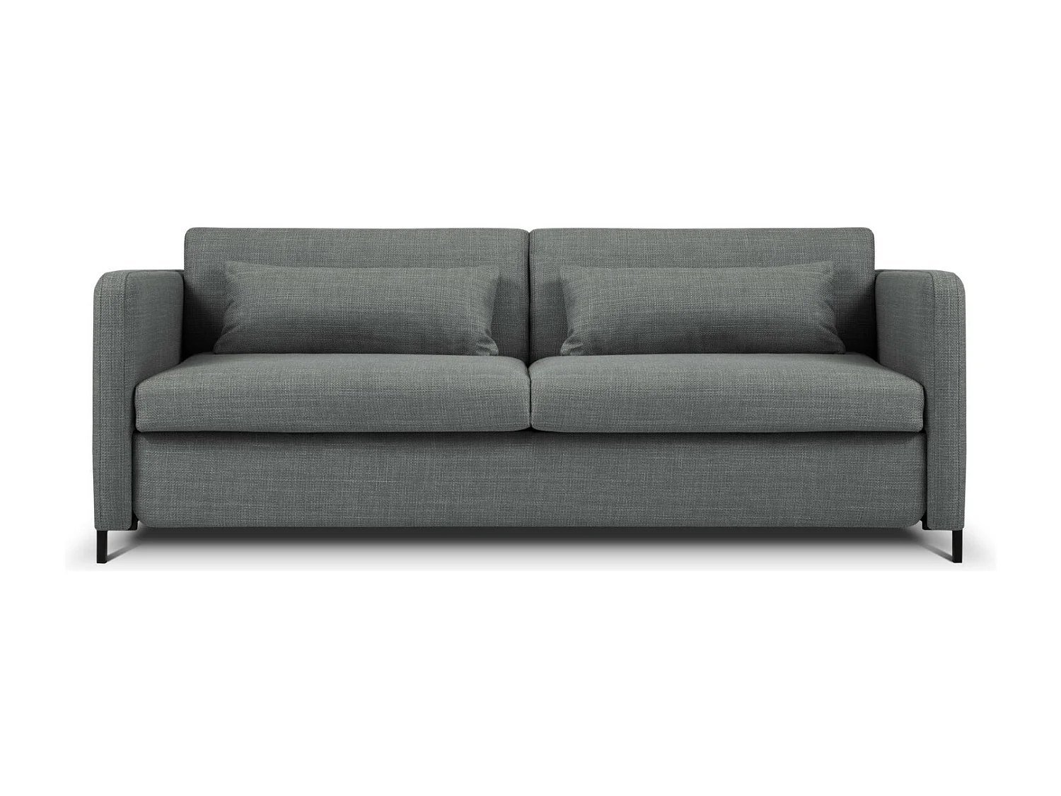 CXL by Christian Lacroix - Sofa z funkcją spania, "Yanis" 3 miejsca tkanina strukturalna, szary - 202x102x80cm 3740760 - obrazek 1