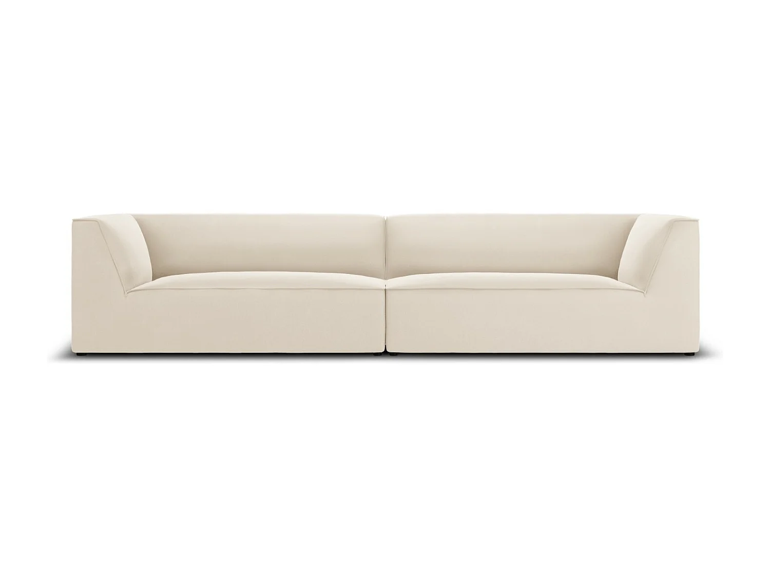 CXL by Christian Lacroix - Sofa, "Charles" 4 miejsca welur, beż - 302x93x69cm 3742648 - obrazek 1