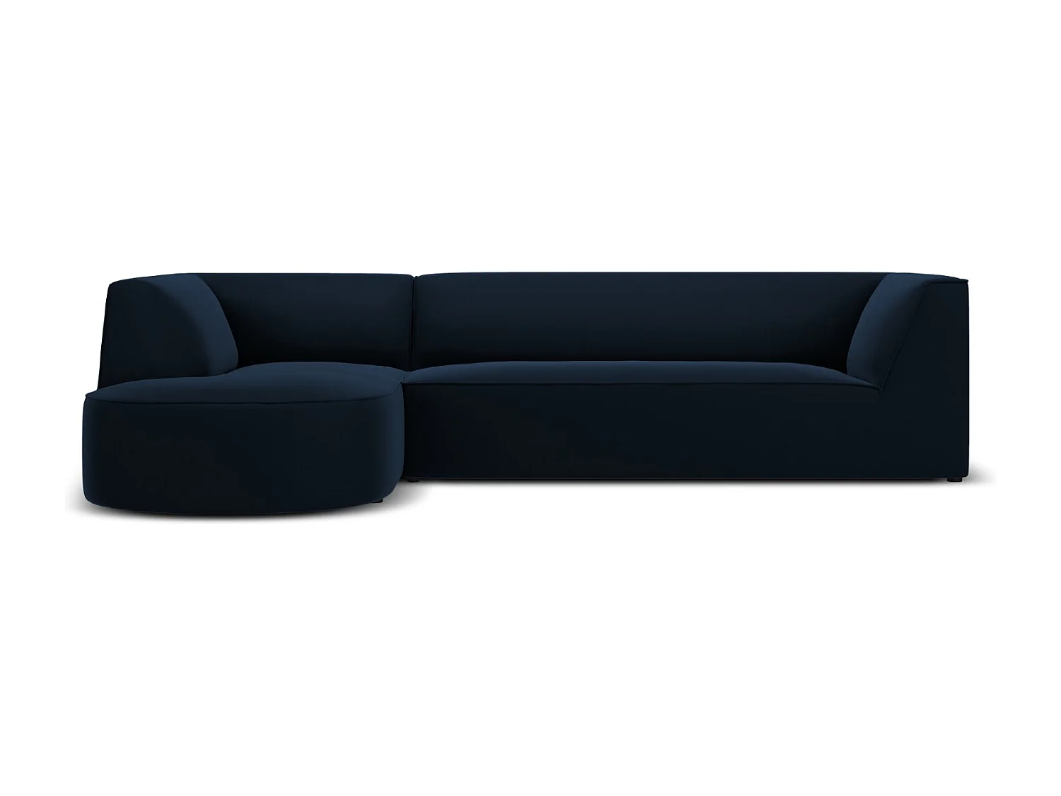 CXL by Christian Lacroix – Narożnik lewy, „Charles” 4 miejsca welur, niebieski ciemny – 273x180x69cm 3742671
