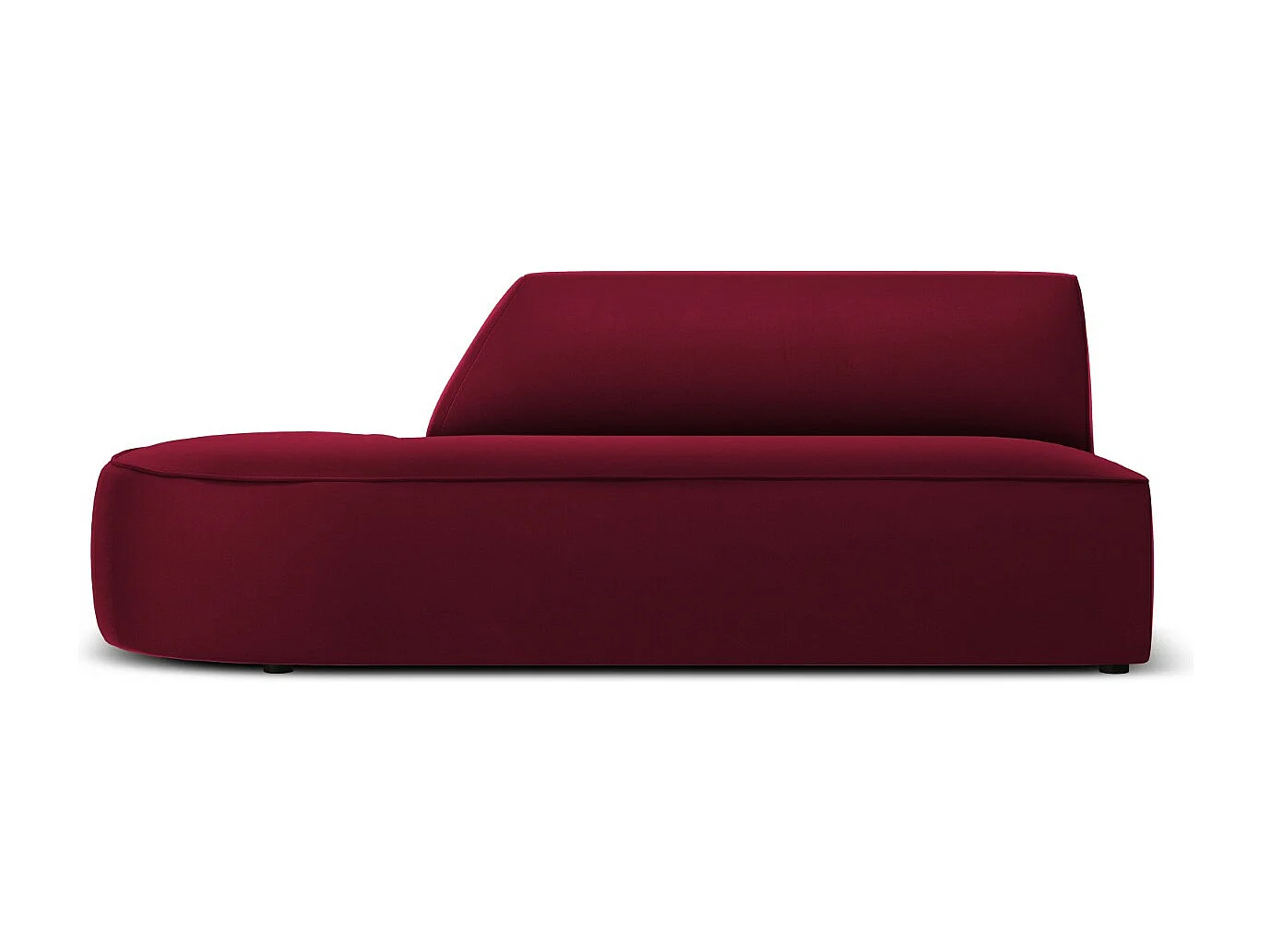 CXL by Christian Lacroix - Sofa modułowa bok lewy, "Charles" 2 miejsca welur, czerwony - 181x93x69cm 3742691 - obrazek 1