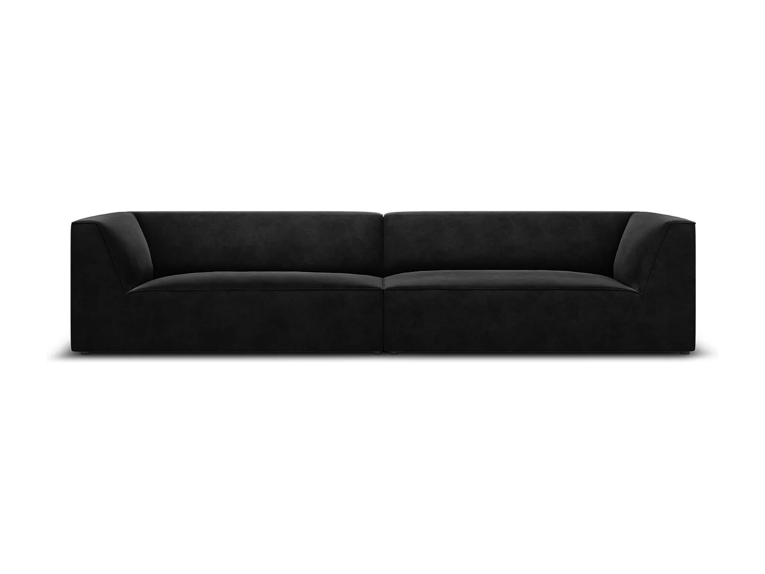 CXL by Christian Lacroix - Sofa, "Charles" 4 miejsca welur, czarny - 302x93x69cm 3742914 - obrazek 1