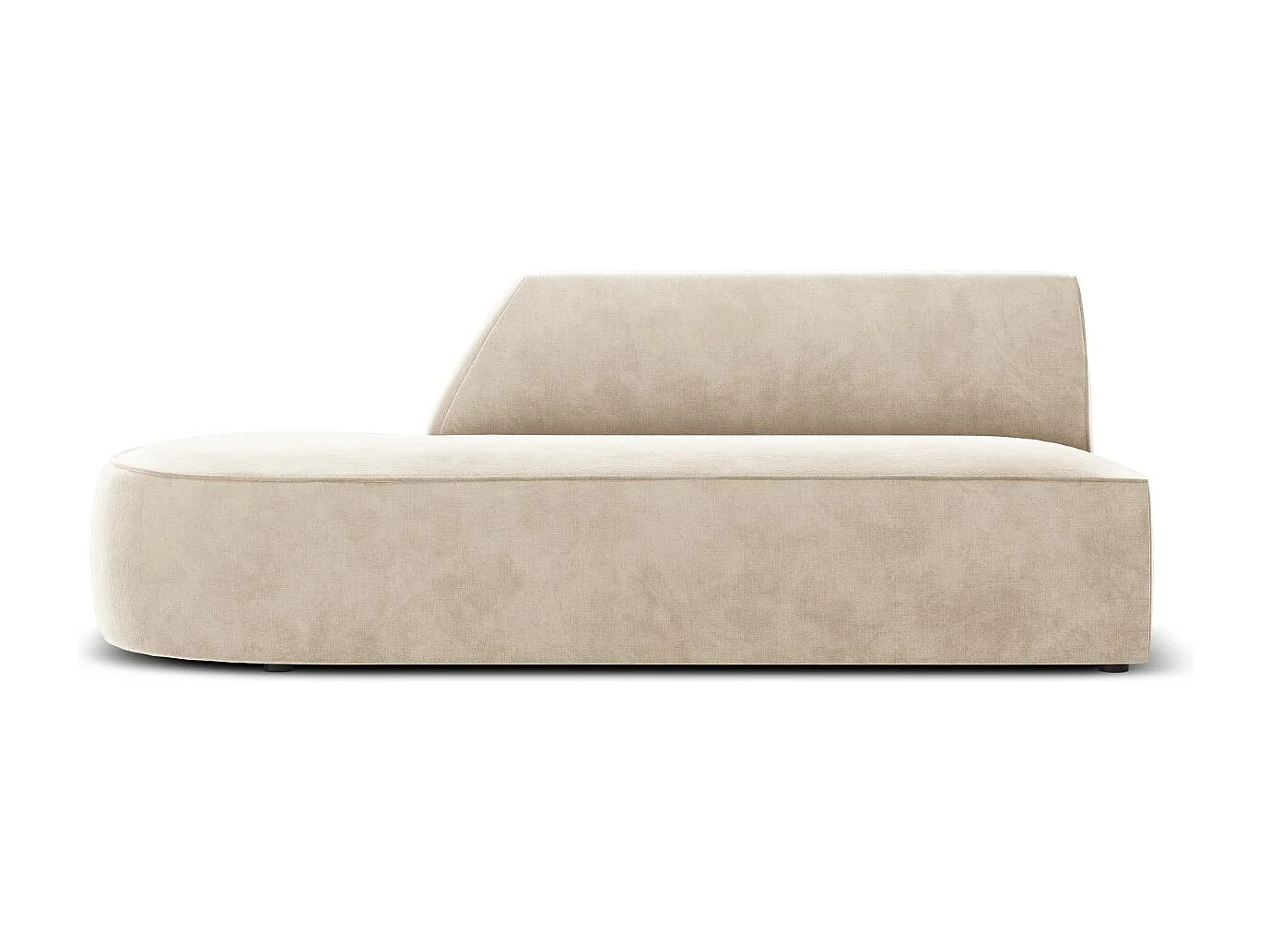 CXL by Christian Lacroix - Sofa modułowa bok lewy, "Charles" 2 miejsca welur, beż jasny - 181x93x69cm 3742945 - obrazek 1