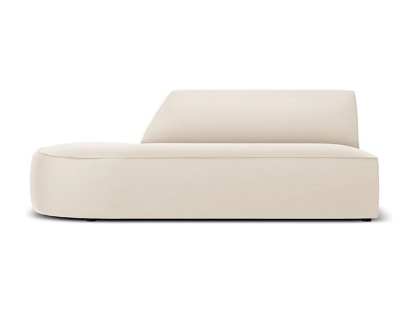 CXL by Christian Lacroix - Sofa modułowa bok lewy, "Charles" 2 miejsca welur, beż - 181x93x69cm 3742973 - obrazek 1