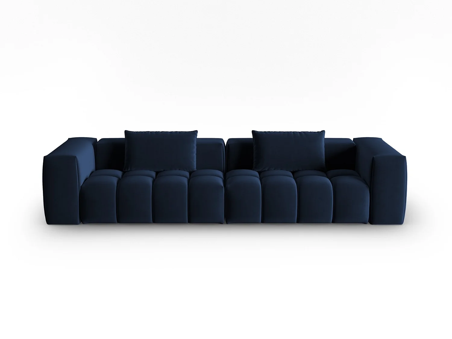 CXL by Christian Lacroix - Sofa modułowa, "Lorella" 5 miejsc welur, błękit królewski - 290x85x70cm 3743019 - obrazek 1