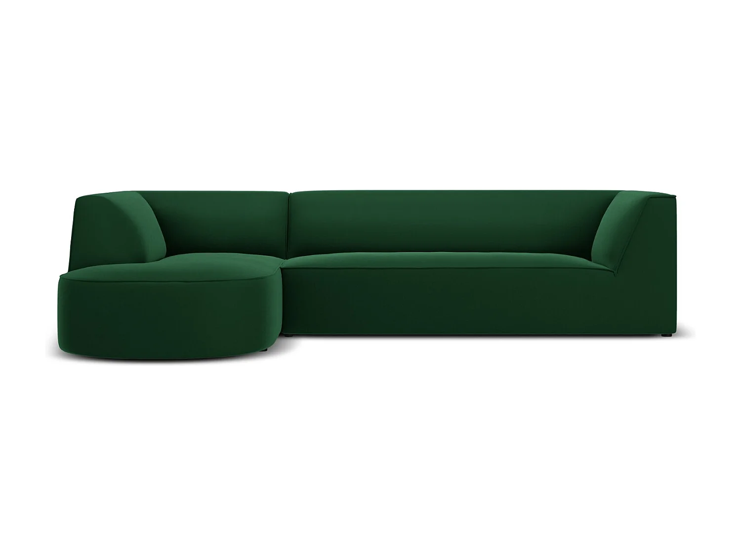 CXL by Christian Lacroix – Narożnik lewy, „Charles” 4 miejsca welur, zielony – 273x180x69cm 3743181
