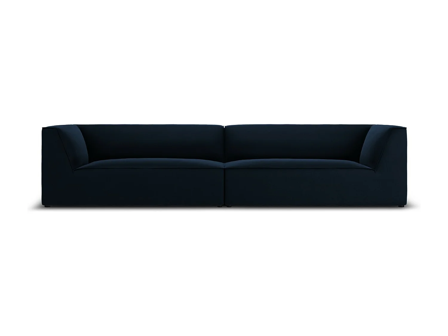 CXL by Christian Lacroix - Sofa, "Charles" 4 miejsca welur, niebieski ciemny - 302x93x69cm 3743196 - obrazek 1