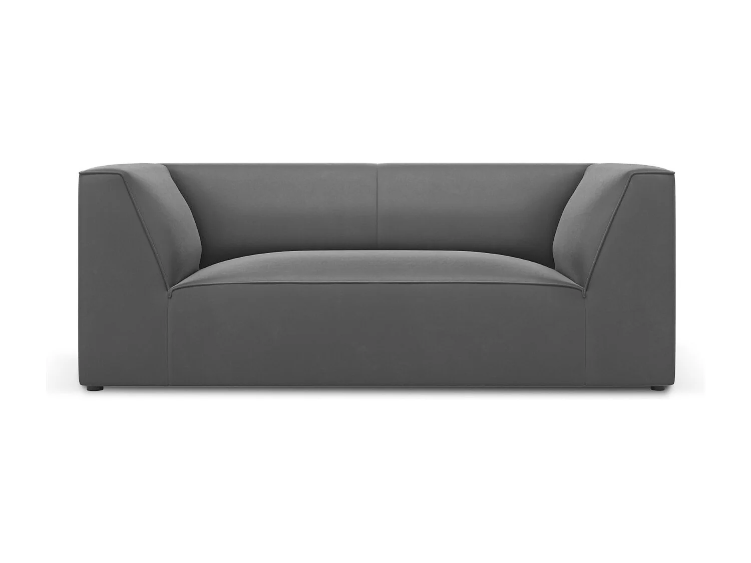 CXL by Christian Lacroix - Sofa, "Charles" 2 miejsca welur, szary ciemny - 174x92x69cm 3743392 - obrazek 1