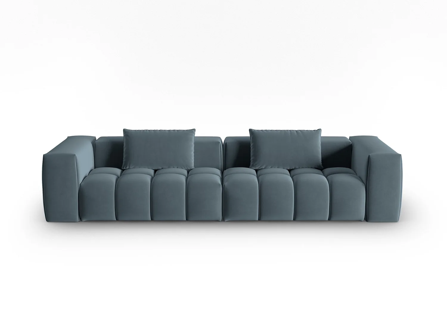 CXL by Christian Lacroix - Sofa modułowa, "Lorella" 5 miejsc welur, niebieski pastelowy - 290x85x70cm 3743480 - obrazek 1