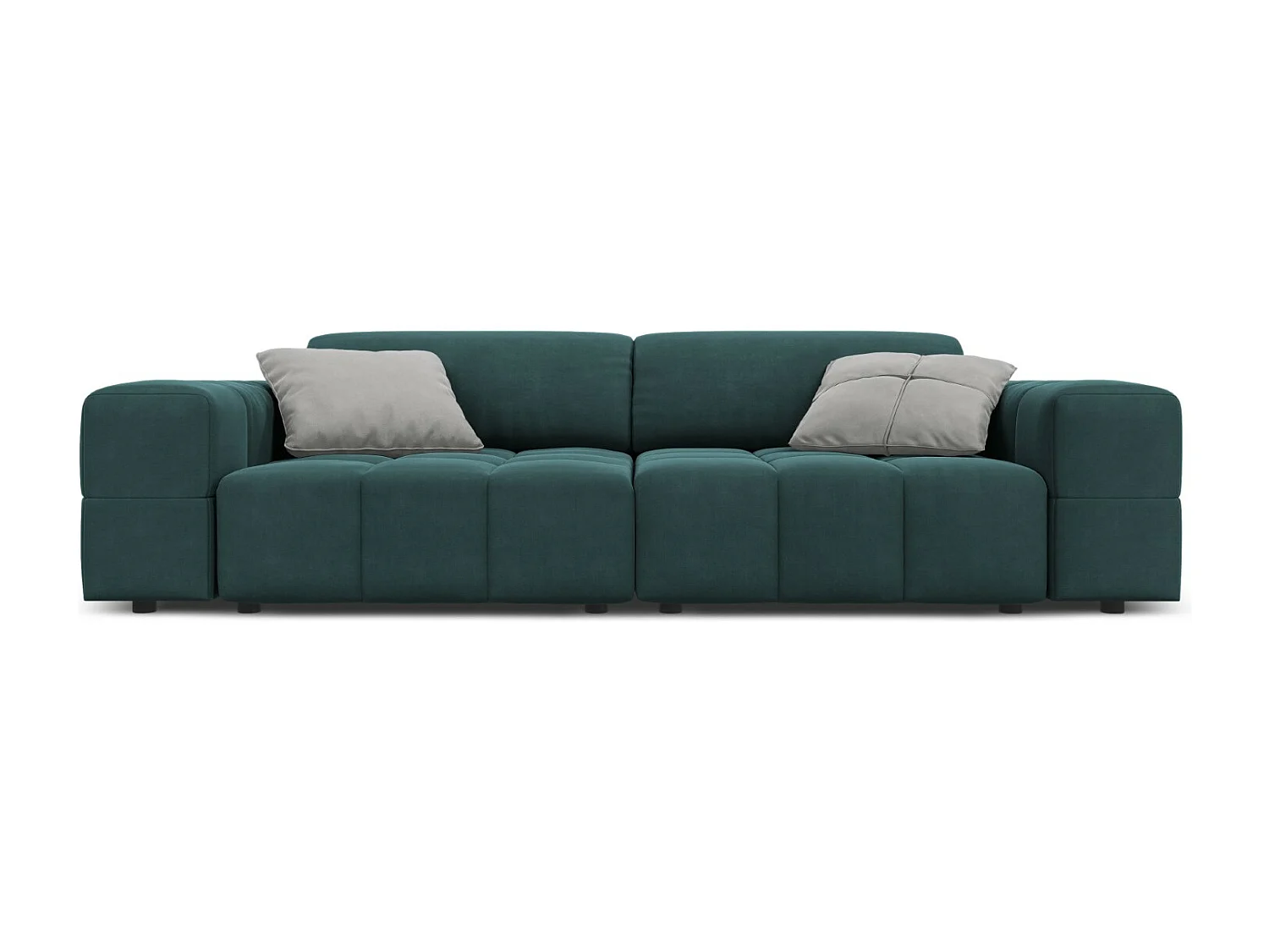 CXL by Christian Lacroix - Sofa, "Luc" 3 miejsca welur, petrol - 204x102x70cm 3743484 - obrazek 1