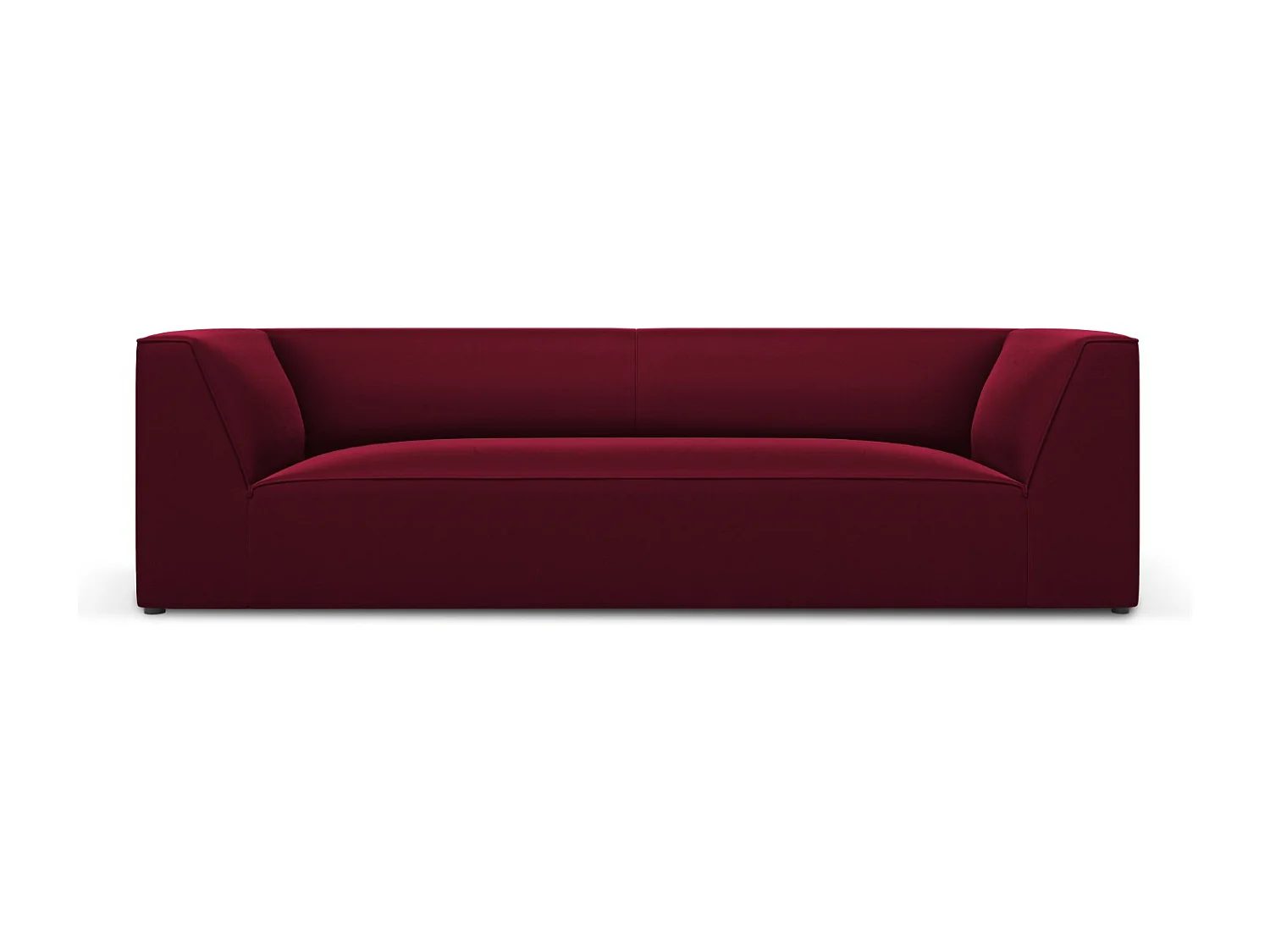CXL by Christian Lacroix - Sofa, "Charles" 3 miejsca welur, czerwony - 232x92x69cm 3743519 - obrazek 1