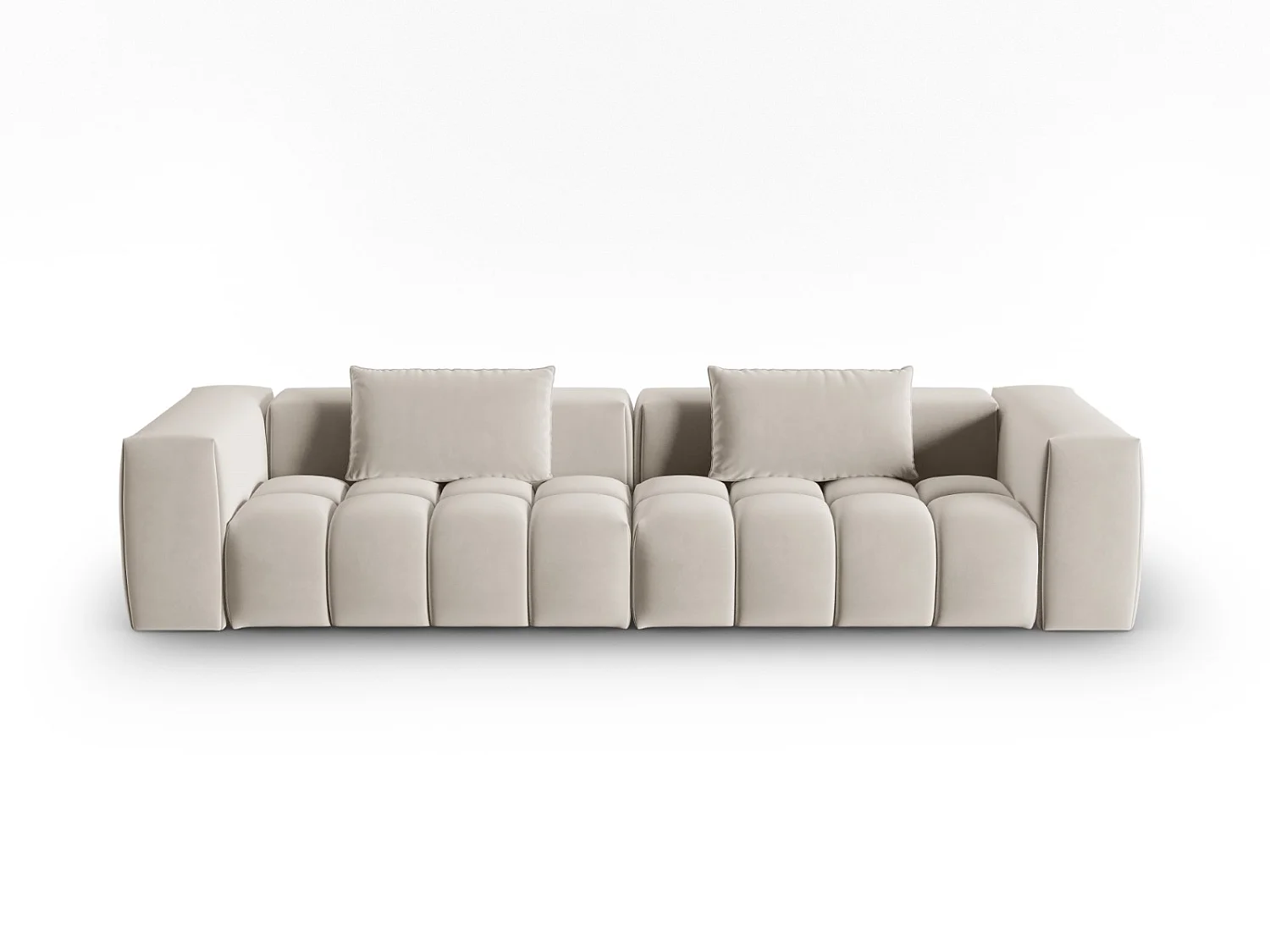 CXL by Christian Lacroix - Sofa modułowa, "Lorella" 5 miejsc welur, ecru - 290x85x70cm 3743531 - obrazek 1