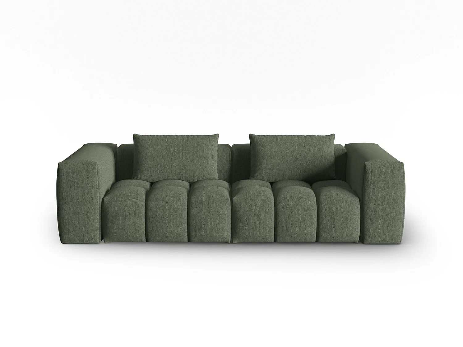 CXL by Christian Lacroix - Sofa modułowa, "Lorella" 3 miejsca tkanina strukturalna, ciemna oliwkowa zieleń - 230x85x70cm 3743530 - obrazek 1