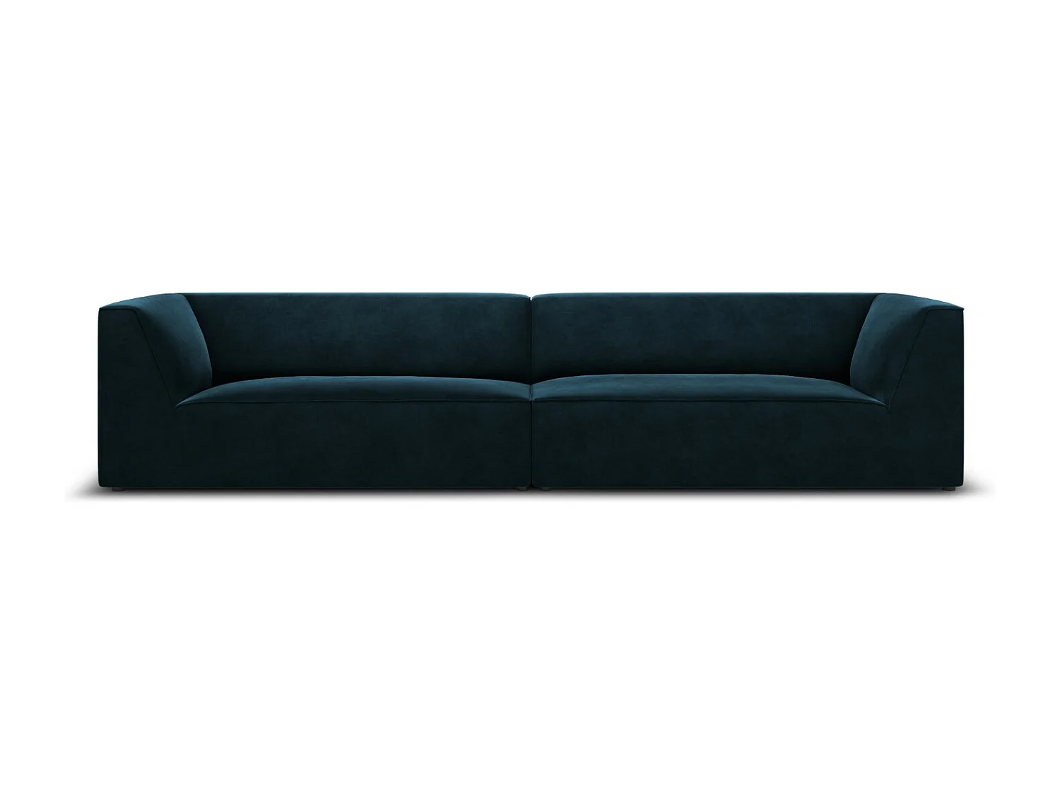 CXL by Christian Lacroix - Sofa, "Charles" 4 miejsca welur, petrol ciemny - 302x93x69cm 3743626 - obrazek 1