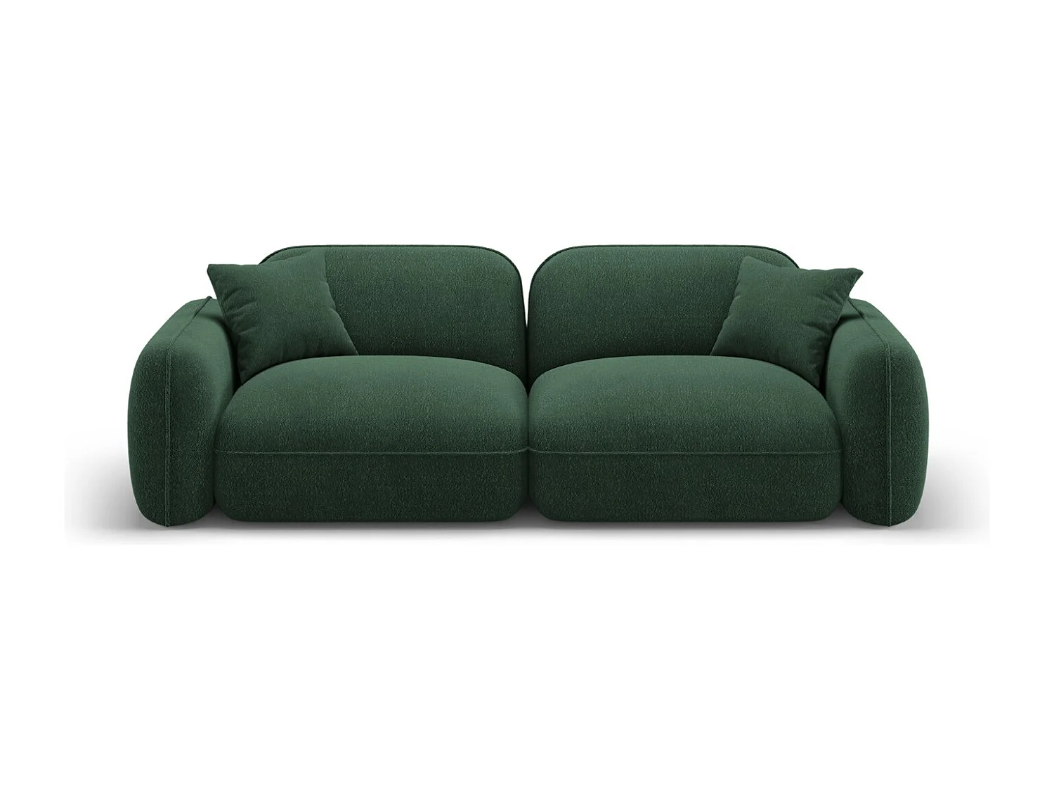 CXL by Christian Lacroix - Sofa modułowa, "Lucien" 3 miejsca welur, zielony - 230x90x70cm 3743928 - obrazek 1