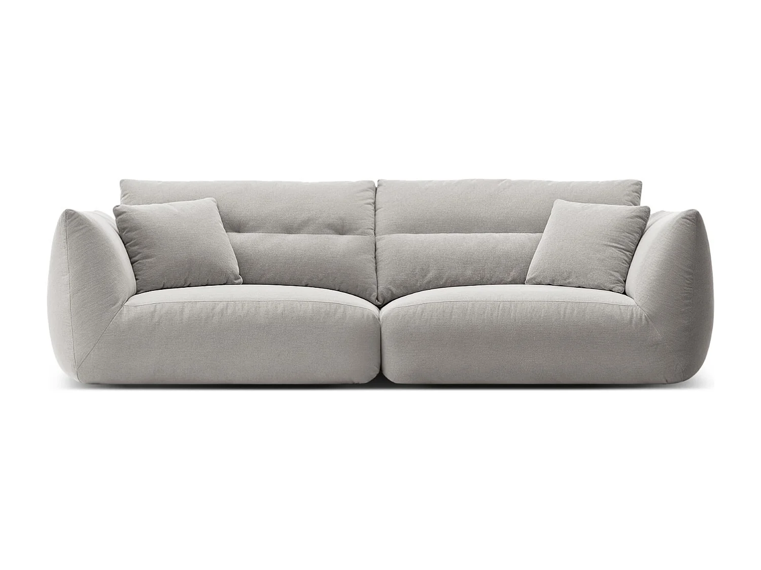 CXL by Christian Lacroix - Sofa modułowa, "Maurie" 4 miejsca szenil, szary jasny - 264x107x90cm 3743969 - obrazek 1
