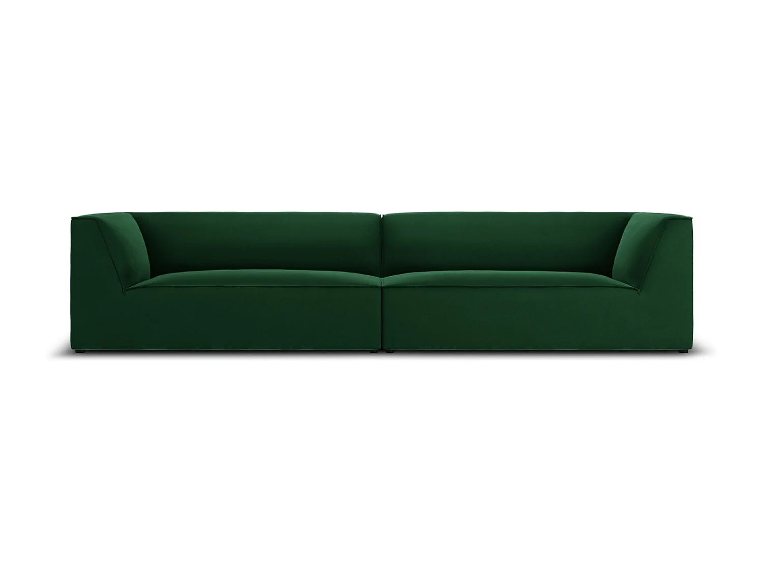 CXL by Christian Lacroix - Sofa, "Charles" 4 miejsca welur, zielony - 302x93x69cm 3744126 - obrazek 1