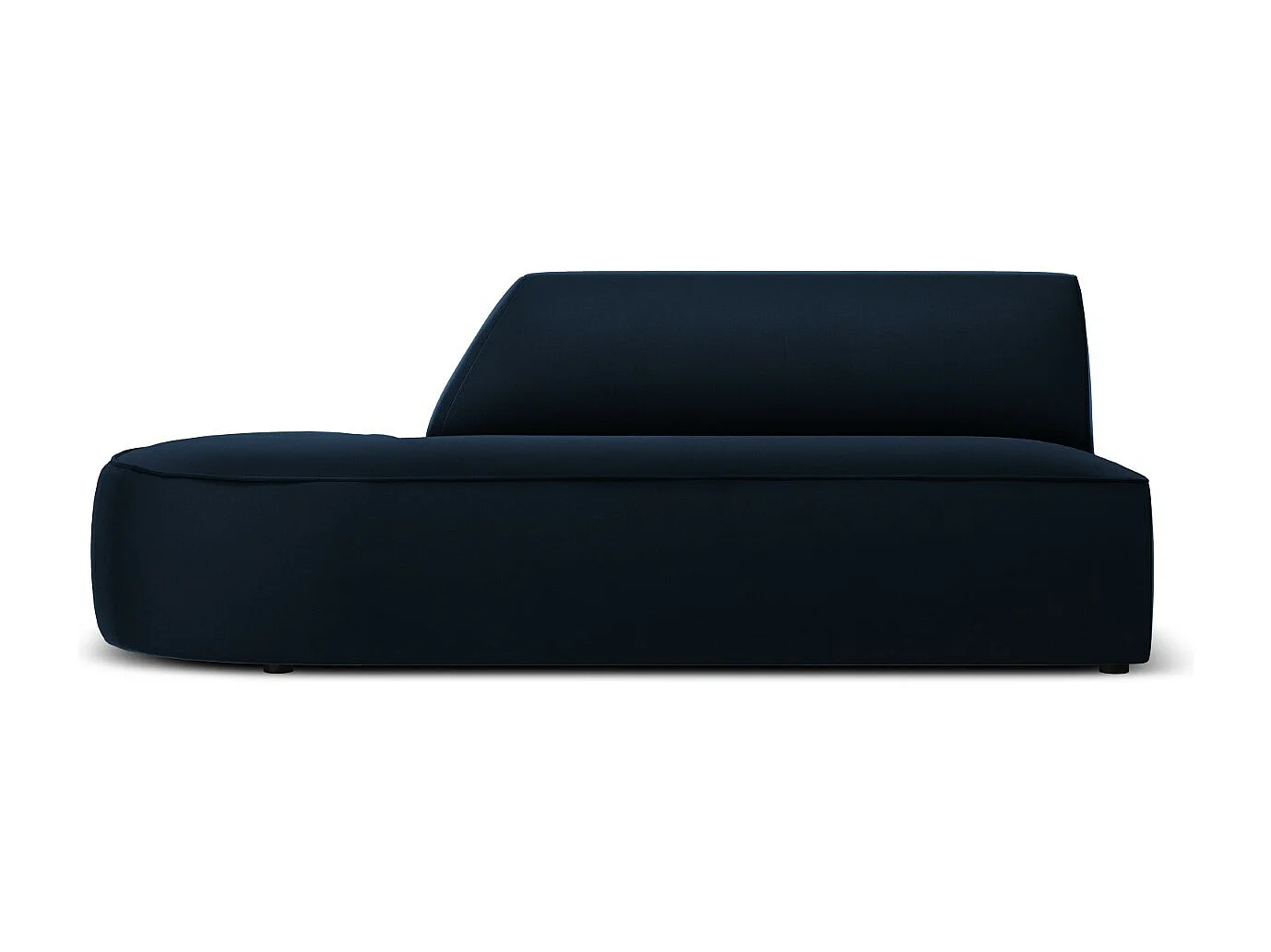 CXL by Christian Lacroix - Sofa modułowa bok lewy, "Charles" 2 miejsca welur, niebieski ciemny - 181x93x69cm 3744182 - obrazek 1