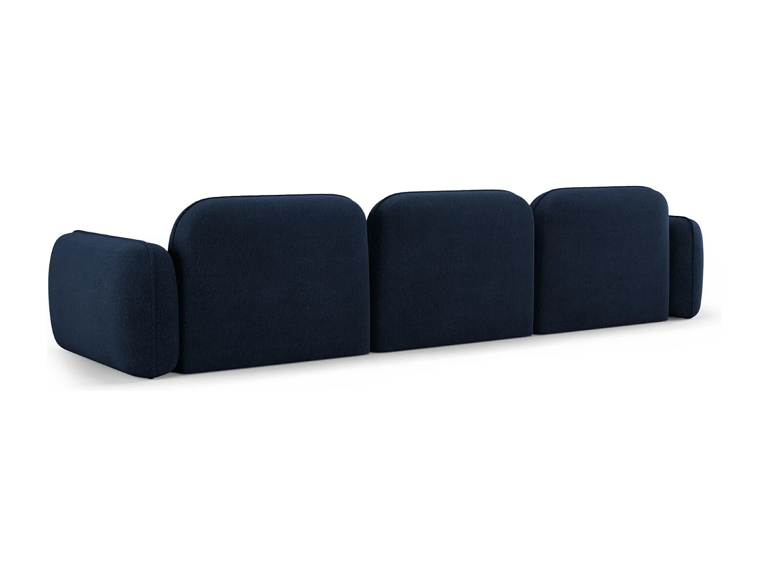 CXL by Christian Lacroix - Sofa modułowa, "Lucien" 4 miejsca welur, niebieski ciemny - 320x90x70cm 3744192 - obrazek 1