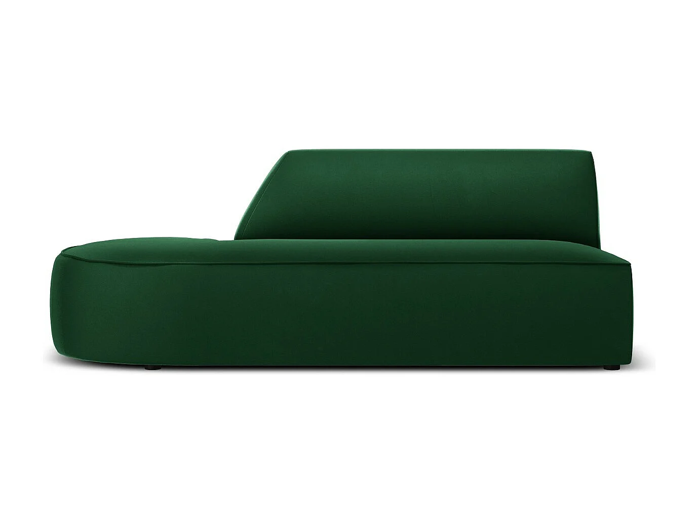 CXL by Christian Lacroix - Sofa modułowa bok lewy, "Charles" 2 miejsca welur, zielony - 181x93x69cm 3744384 - obrazek 1
